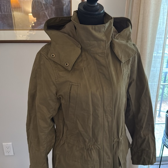 H&M Olive Green Utility Jacket - Size 6 - Picture 2 of 10